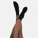 Bamboo Basics - Sport / Outdoor Quartersokken 3-pack Sacha - Zwart