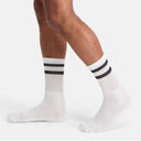 Bamboo Basics - Sportsokken 2-pack Senna - Wit & Zwarte strepen