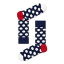 Happy Socks Big Dot - Blauw & wit - Socks - Happy Socks - underly